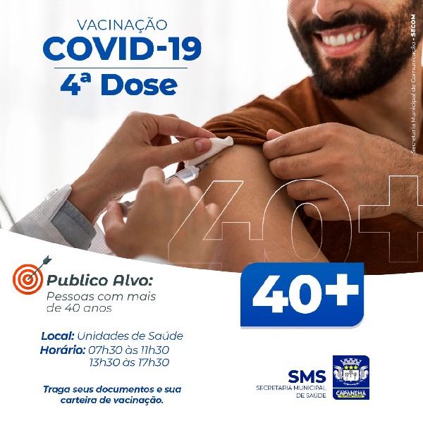 Vacinação COVID-19 4º Dose