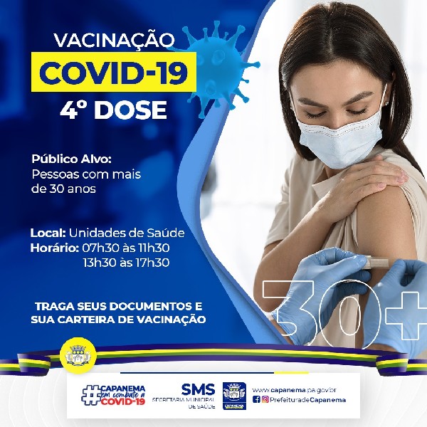 4ª Dose da vacinação contra a COVID-19
